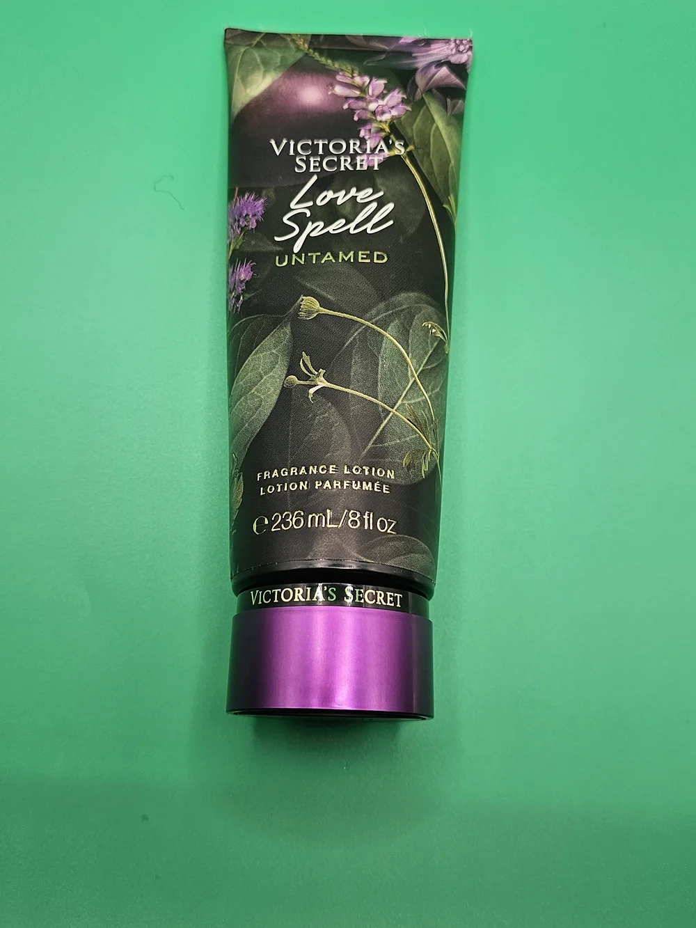 Victoria's Secret Love Spell Untamed Fragrance Lotion - Purple & Black